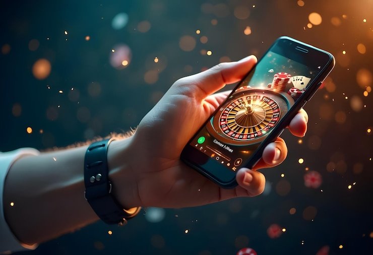 Pengguna menggunakan fitur responsible gaming bima88 lewat perangkat mobile